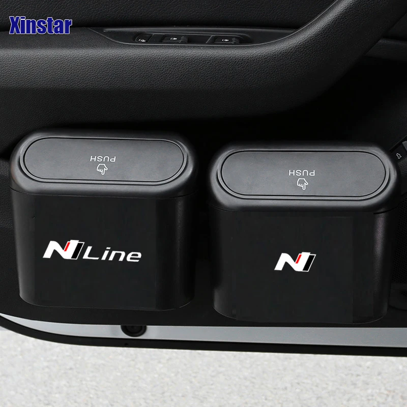 Plastic Car Trash Bin For Hyundai i10 i20 i30 i40 ix35 TUCSON Elantra SONATA GENESIS SOLARIS VEOSTER Kona Santafe