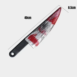 Realistic Halloween Props - Blood - Spattered Axes, Chainsaws, and Knives for Costumes and Party Cosplay (Style6)