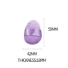 Cotton Purple Powder Puff Large Medium And Small Mini Eye Shadow No Dead Corner Makeup Puff Cosmetic Tool 5