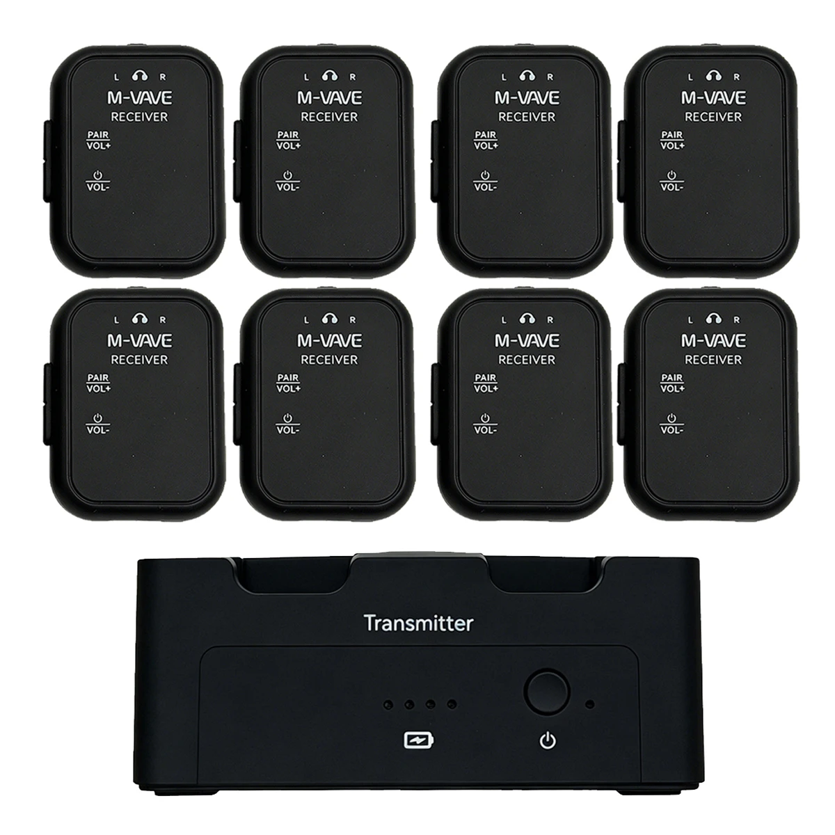 ตัวเลือกสินค้า หูฟังเกมมิ่งไร้สาย 2.4GHz เวลาแฝงต่ำ 3ms เคสชาร์จ