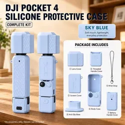 Enhanced Anti - slip Protective Silicone Case for Blue 6 Pcs Set