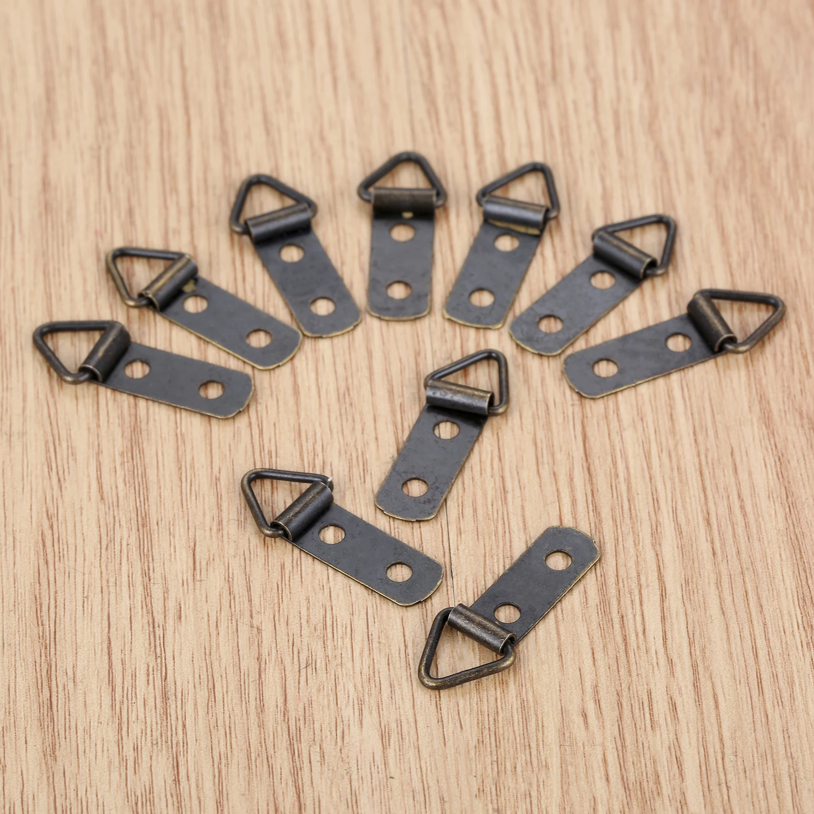 20 Pcs Mini Hook Zinc Alloy D-Ring Hanging Picture Photo Oil