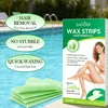  Natural Aloe Wax Lip Hair Removal Strips Kit Professional Hair Removal Wax Paper for Leg Body Face Efficient Hair Removal