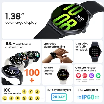 HAYLOU Solar Lite Smart Watch Bluetooth Calling Smartwatch Heart Rate Blood Oxygen Monitoring Sleep Stress Testing Sport Watch 2