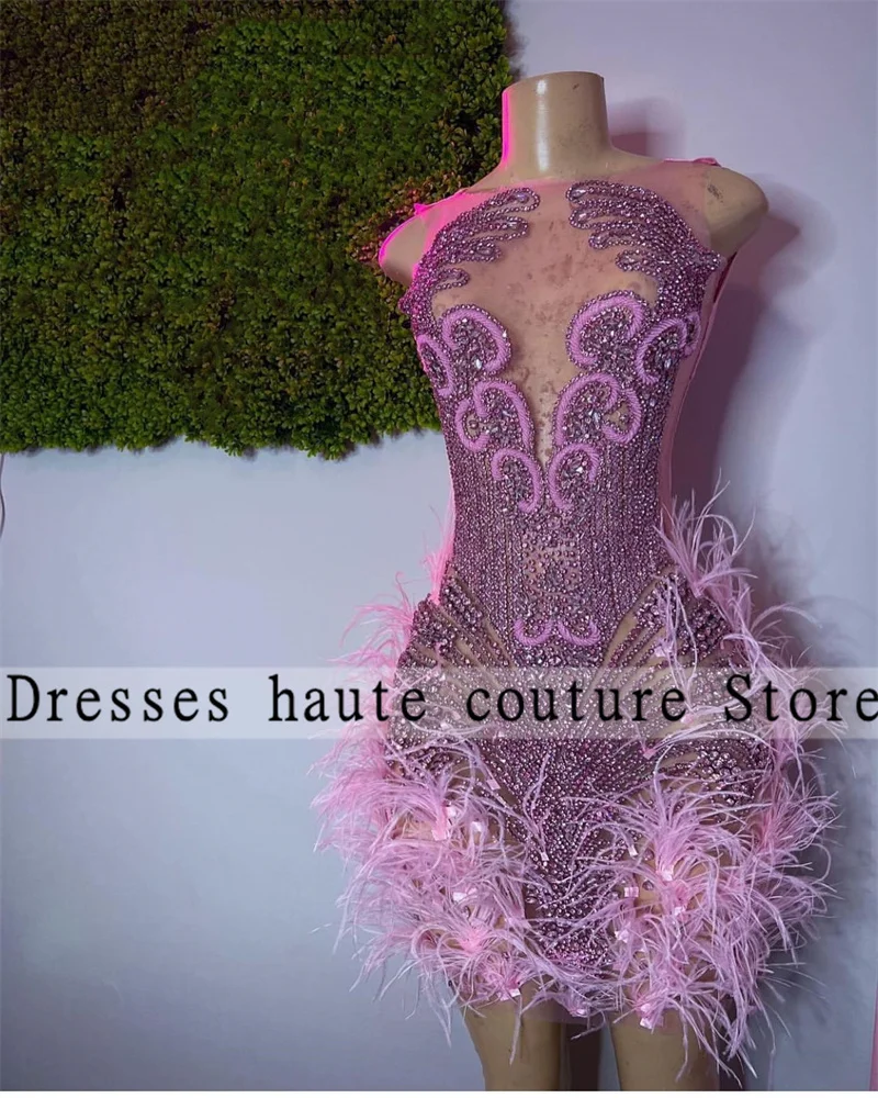 Diamond Daze Mini Dress – Crystal Rhinestone Birthday & Party Showstopper