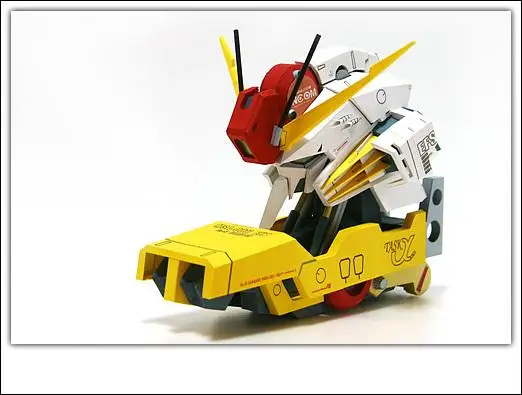Gundam Chest Image EX-S Head 3D Paper Model DIY 2
