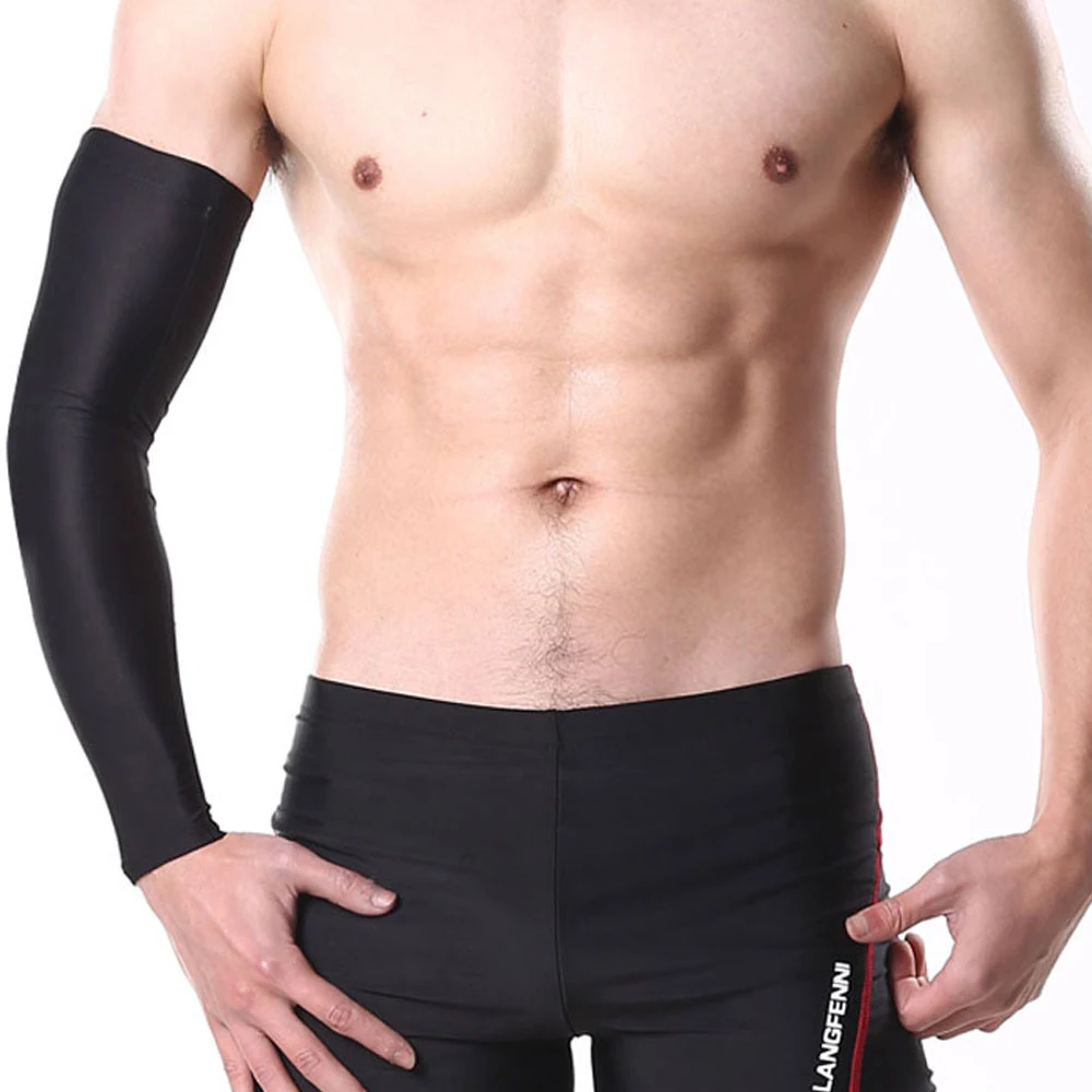 UV Protection Cooling Arm Sleeves Sun Sleeves for Men Women Arm Cover for Cycling Running Golf Driving Basketball Football 1Pcs