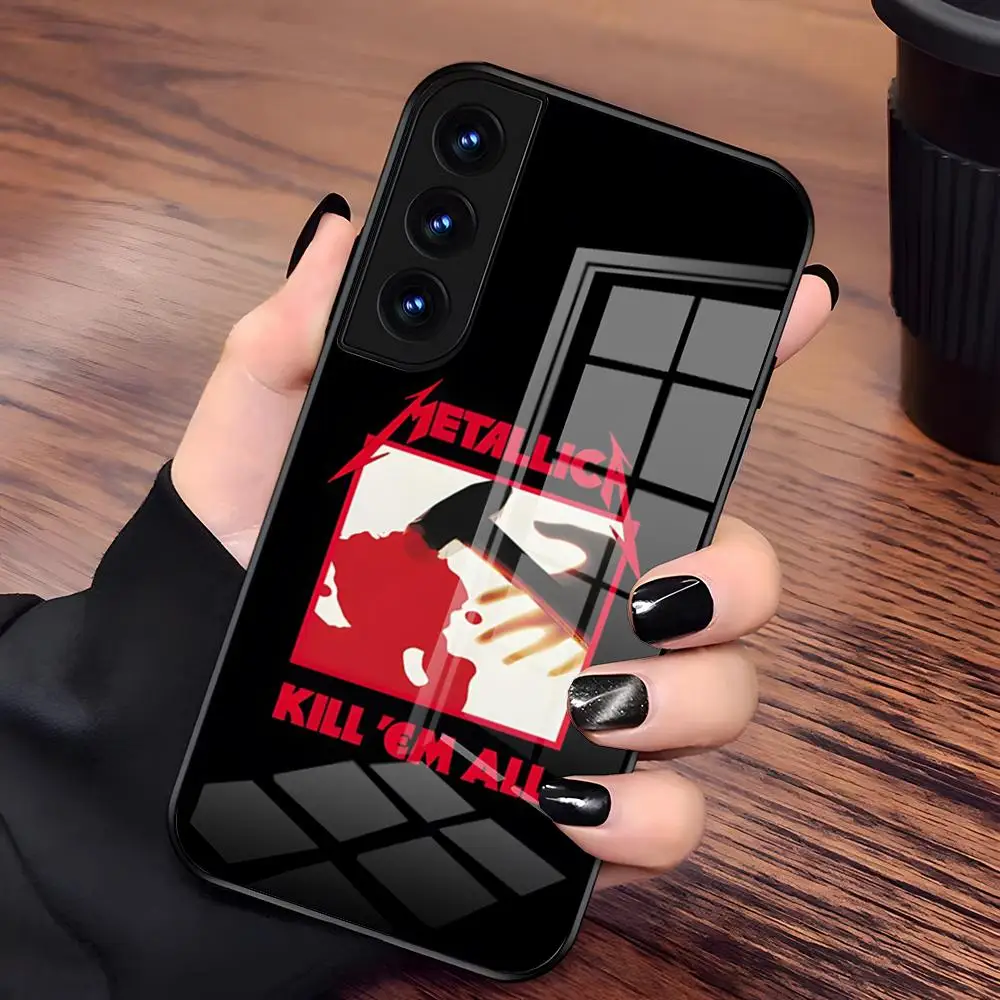 Rock Band METALLICA Shockproof Glass Phone Case