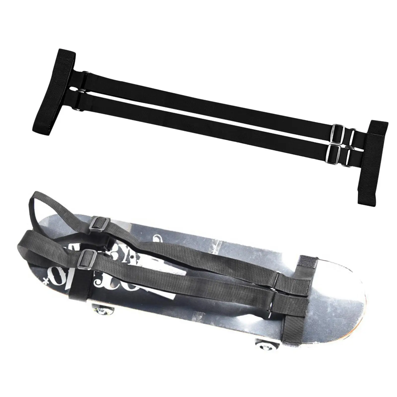 Skateboard Shoulder Carrier Skateboard Backpack Strap Durable Adjustable Snowboard Longboard Skateboard Backpack Carrier