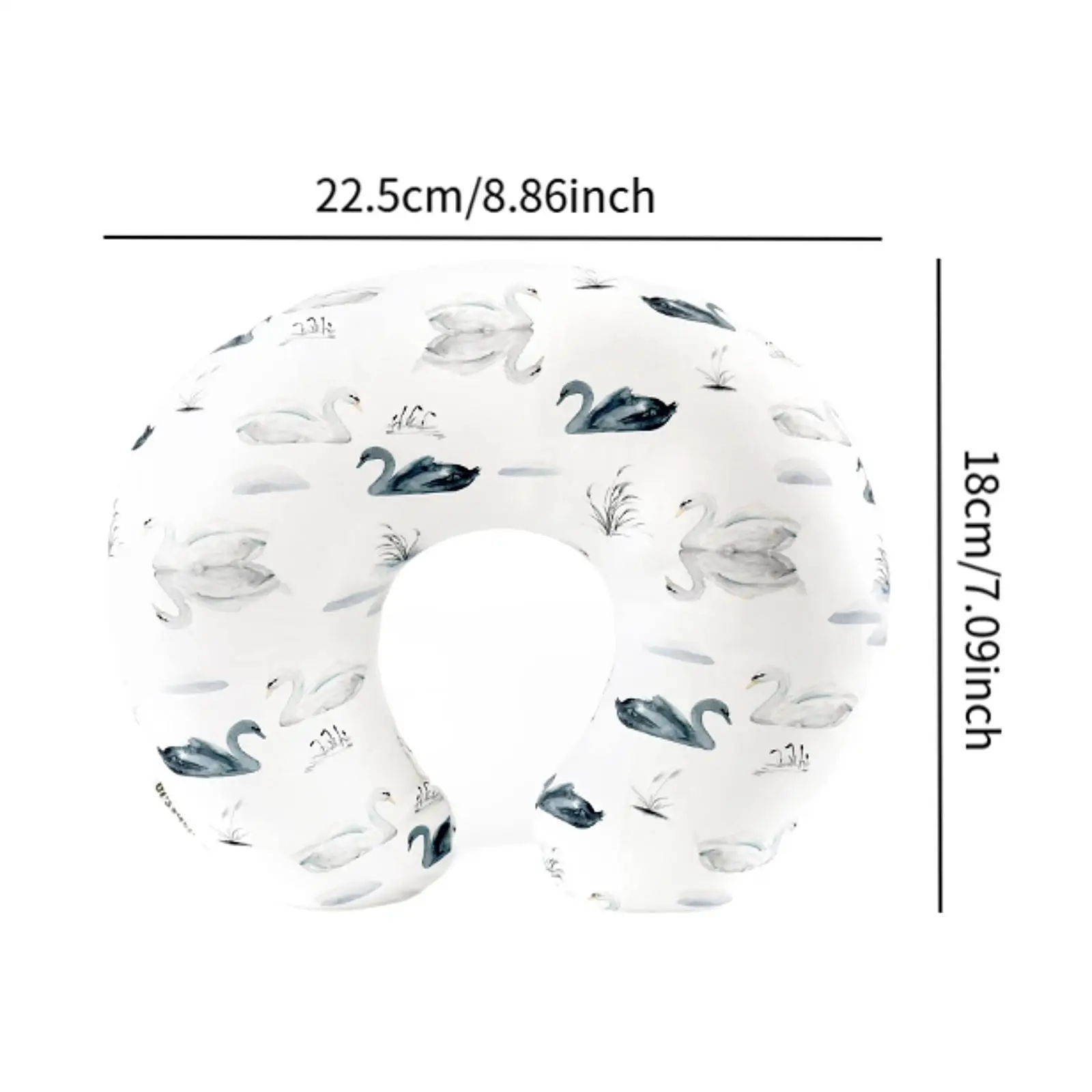 Feeding Pillow Cover U Style Shape Comfortable Spare Bottlefeeding Pillow Cover for Baby Shower Bottle Feeding Nursing Women Mom