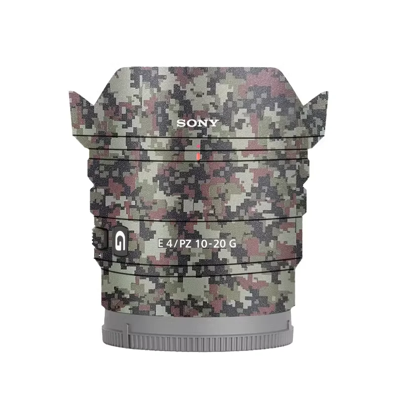 Adesivo Corpo Obiettivo Fotocamera Per Sony E Pz 10-20 F4 10-20Mm F4G Decalcomania Pellicola Protettiva Adesivi Selp1020G E18-55 18-55Mm