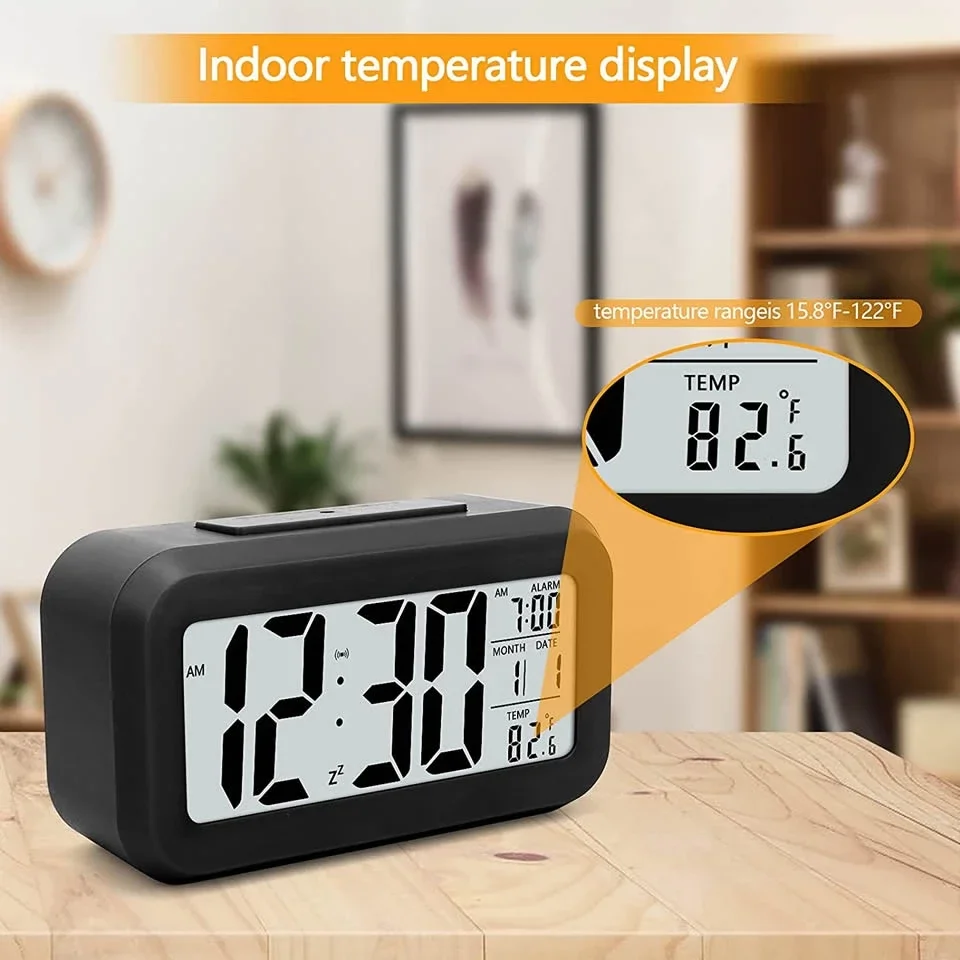 Hot Sale Led Digital Alarm Clock Backlight Snooze Mute Calendar Desktop  Electronic Bcaklight Table Clocks Desktop Clock - Desk & Table Clocks -  AliExpress