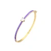 HECHENG, Love Heart Bangle Candy Bracelet for Women Rose Neon Green Enamel Bracelet, Gold Color Infinity Jewelry wholesale 5