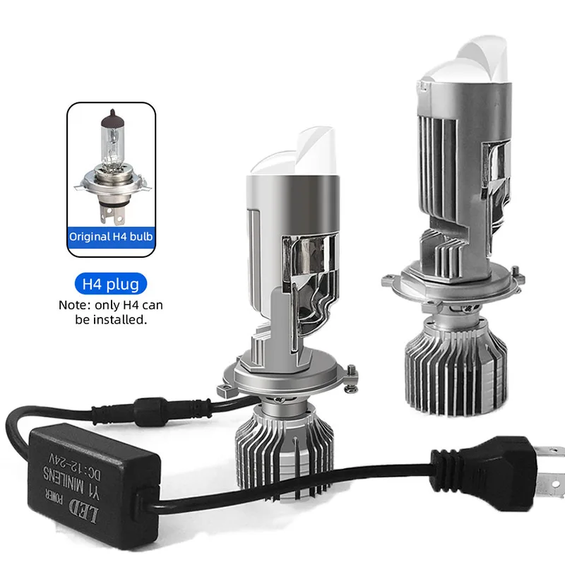 2PCS H4 LED Headlight Bulb Kit High-Low Beam Super Bright 120W