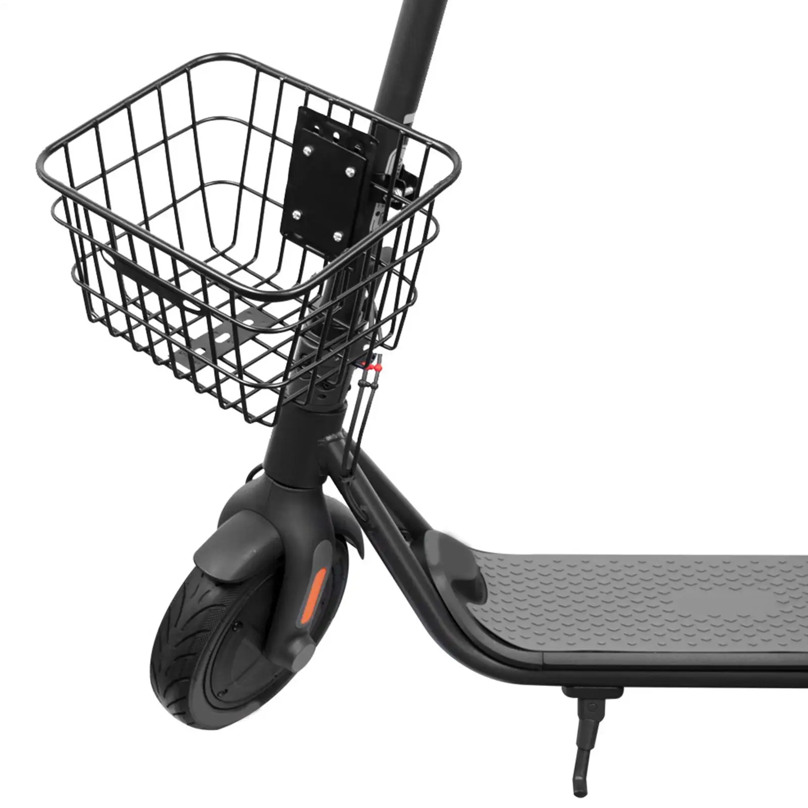 Electric Scooter Basket Detachable Iron Bike Front Basket Cycle Storage Cycling Accessories For Children Adults Daily