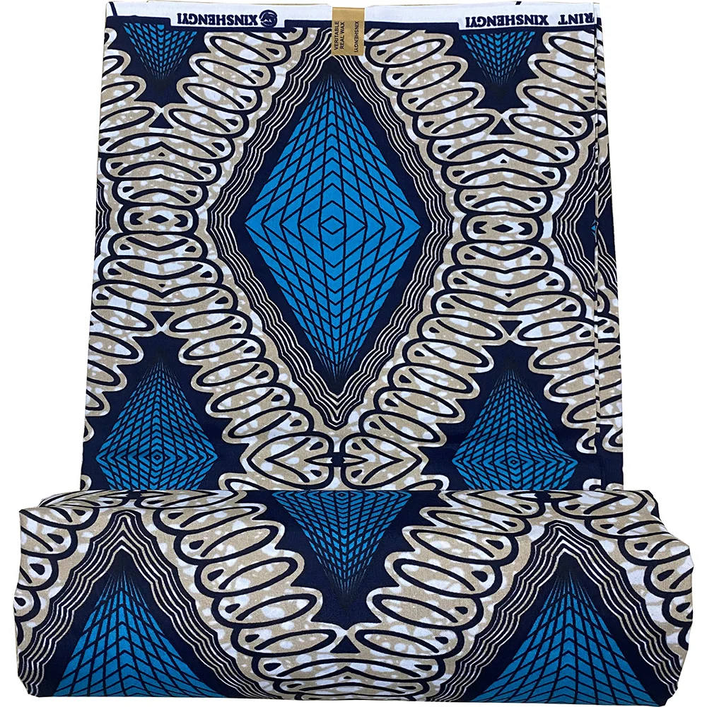 Elegant African Ankara Printed Batik Fabric Handmade DIY Material Real Batik African Fabric Polyester for C