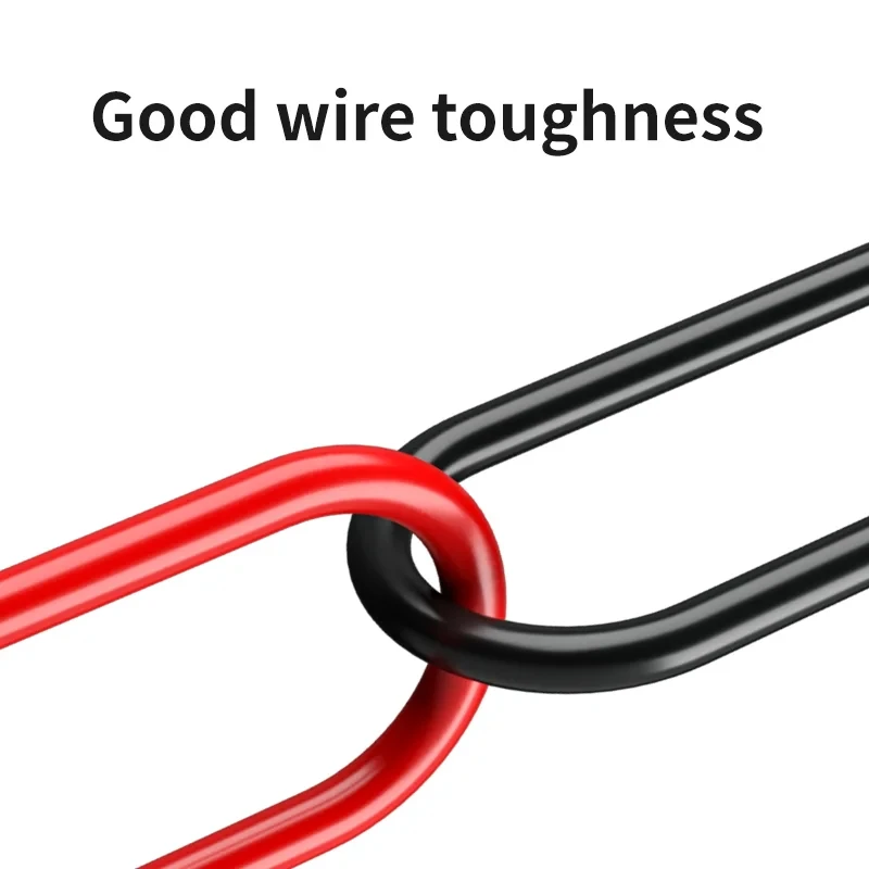 Multimeter Test Leads Universal Cable 10A/20A Soft-silicone-wire Needle-tip Tester Probe Wire Pen Cable