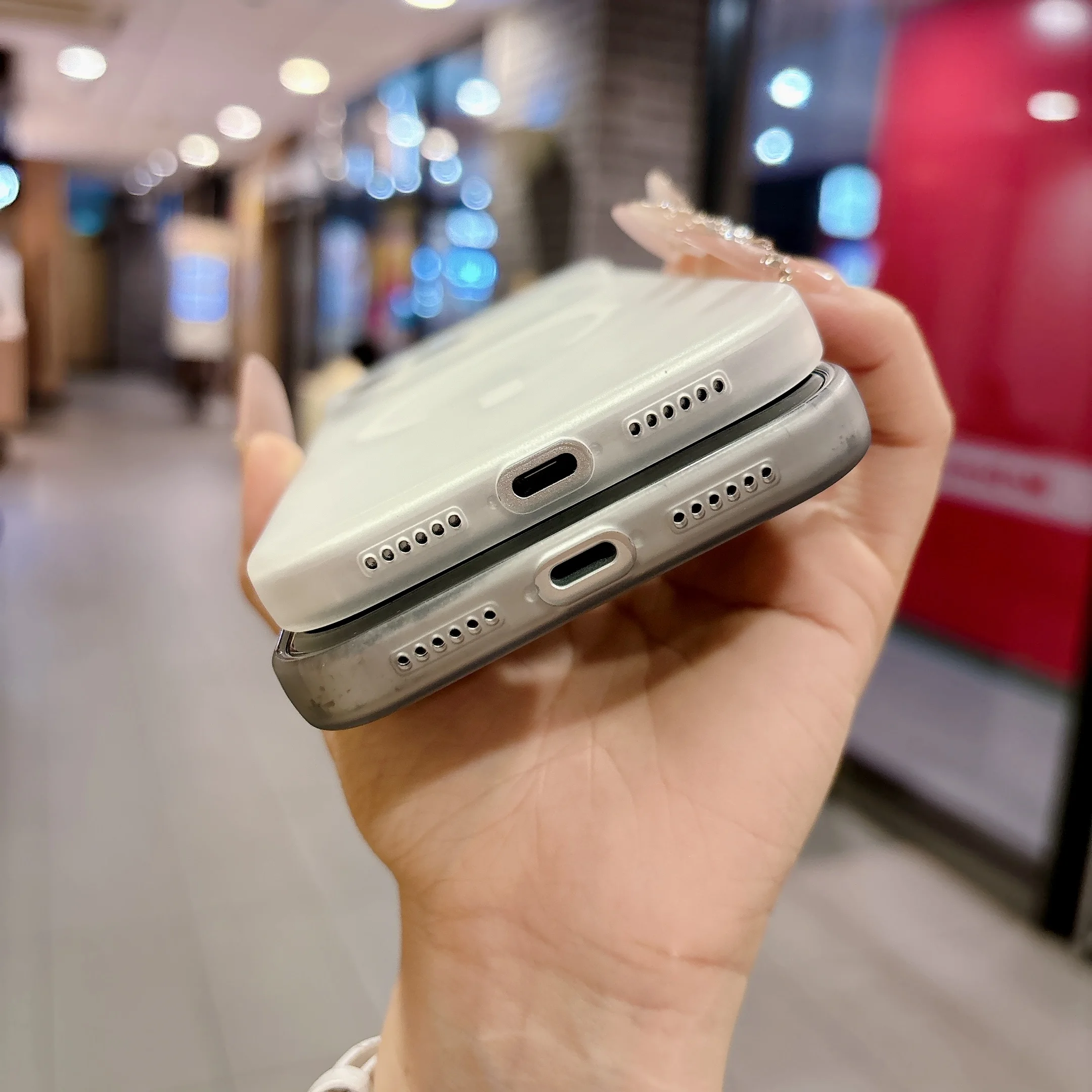 Ultra Thin Matte Translucent Magnetic Phone Case - Soft TPU Back Cover