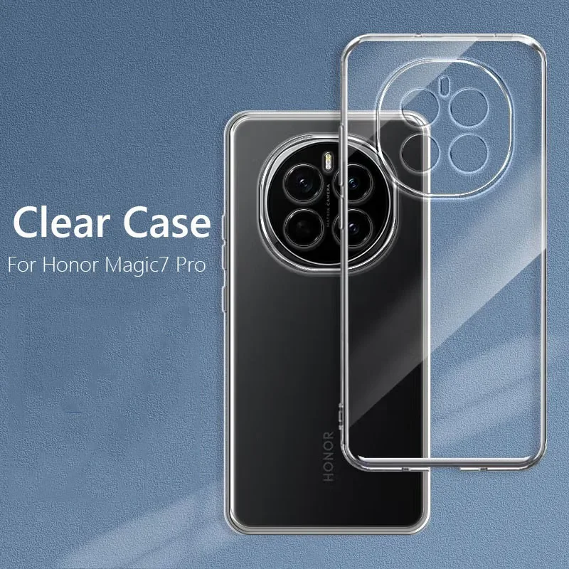 Clear Transparent Soft TPU Phone Case - Simple Slim Design
