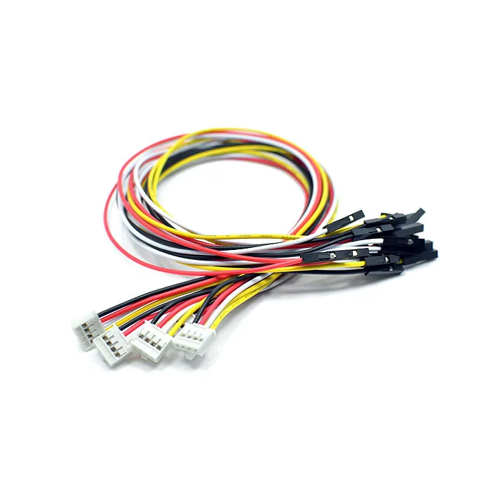 24Awg 20Cm Grove To Header Pin Converter Grove Per Arduino Grove 4 Pin Quattro Connettori Jumper Femmina Individuali Cavo