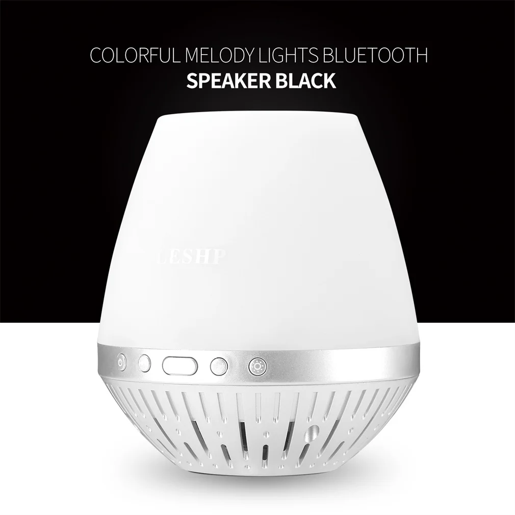 Lanterna sem Fio Leshp Bluetooth-alto-falantes Compatíveis Portátil Desktop Mini Alto-falante Suporte tf Cartão Usb fm 1000 Mah Quente Led - Image 6