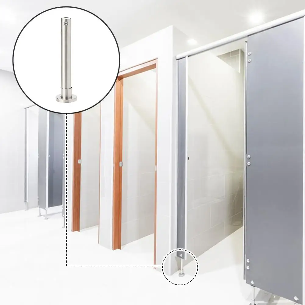 Durable Stainless Steel Support Legs Bathroom Partition Support Legs Stainless Steel Bathroom Partition Foot Glass Clamp
