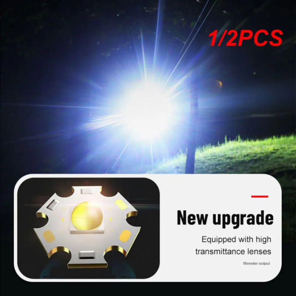 

1/2PCS Camping Lantern Fishing Headlamp -led Sensor High Power Led Headlamp Fishing Night Light New Flashlight