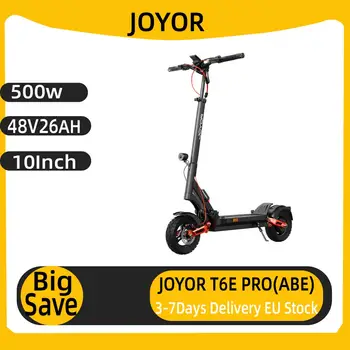 JOYOR T6E PRO(ABE) Scooter elettrico per adulti 500W 48V26AH Batteria E-Mountain Escooter Pneumatico fuoristrada da 10 pollici E-Scooter pieghevole