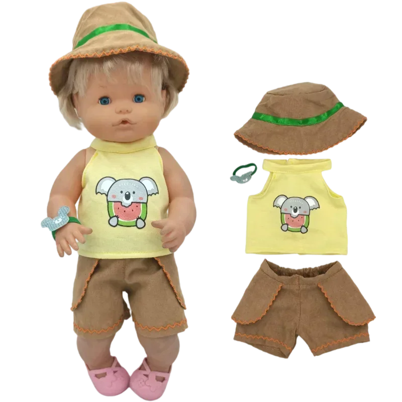 Reborn Baby Doll Clothes Rompers for 38 Cm Nenuco Doll Ropa Y Su Hermanita Toys Costume 2