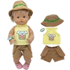 Reborn Baby Doll Clothes Rompers for 38 Cm Nenuco Doll Ropa Y Su Hermanita Toys Costume 2