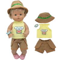 Reborn Baby Doll Clothes Rompers for 38 Cm Nenuco Doll Ropa Y Su Hermanita Toys Costume 2