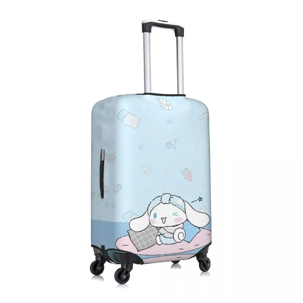 Cinnamoroll Kawaii Cartoon Suitcase Cover Business Vacation Fun Luggage Case Protection 3