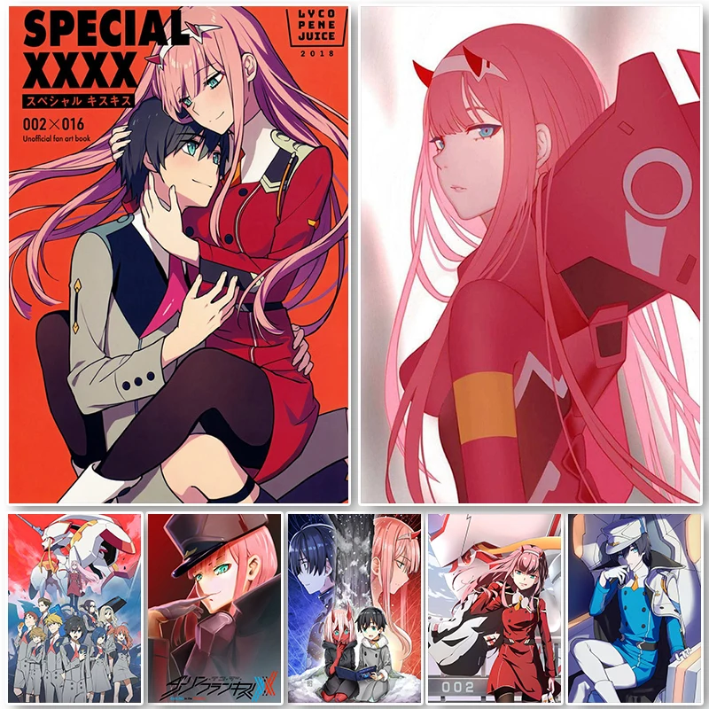 Japan Anime DARLING In The FRANXX Posters Cartoon 002 Decor Wall