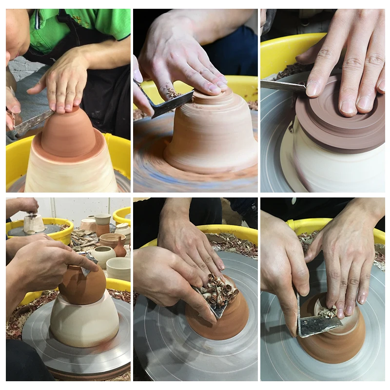 Pottery Repairing Rough Knife Iron Double-headed Plate Knife Jingdezhen Traditional Tools DIY Ceramic Modeling Tools