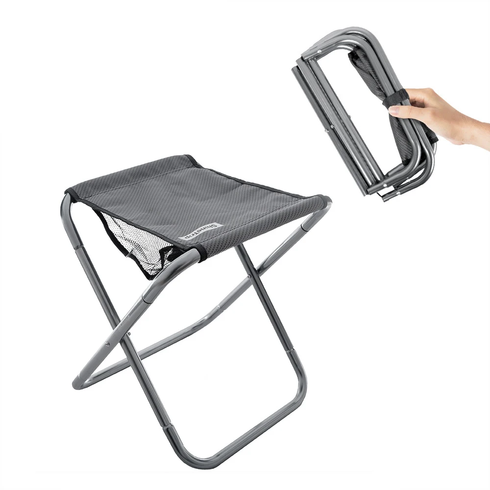 

Outdoor Camping Stool Large Size Portable Folding Stool Fishing Chair for Travel Fishing Hiking BBQ Picnic