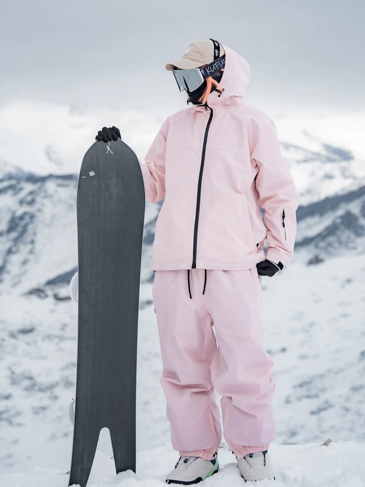 Professional 3L Ski Jacket Waterproof Windproof Warm Breathable Hooded Snowboarding Clothing for Women Men Outdoor Snow Wear
