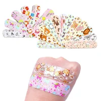 120pcs/set Cartoon Transparent/non-transparent Band Aid Cute Plaster First Aid Strips Wound Dressing Patch Adhesive Bandages 1
