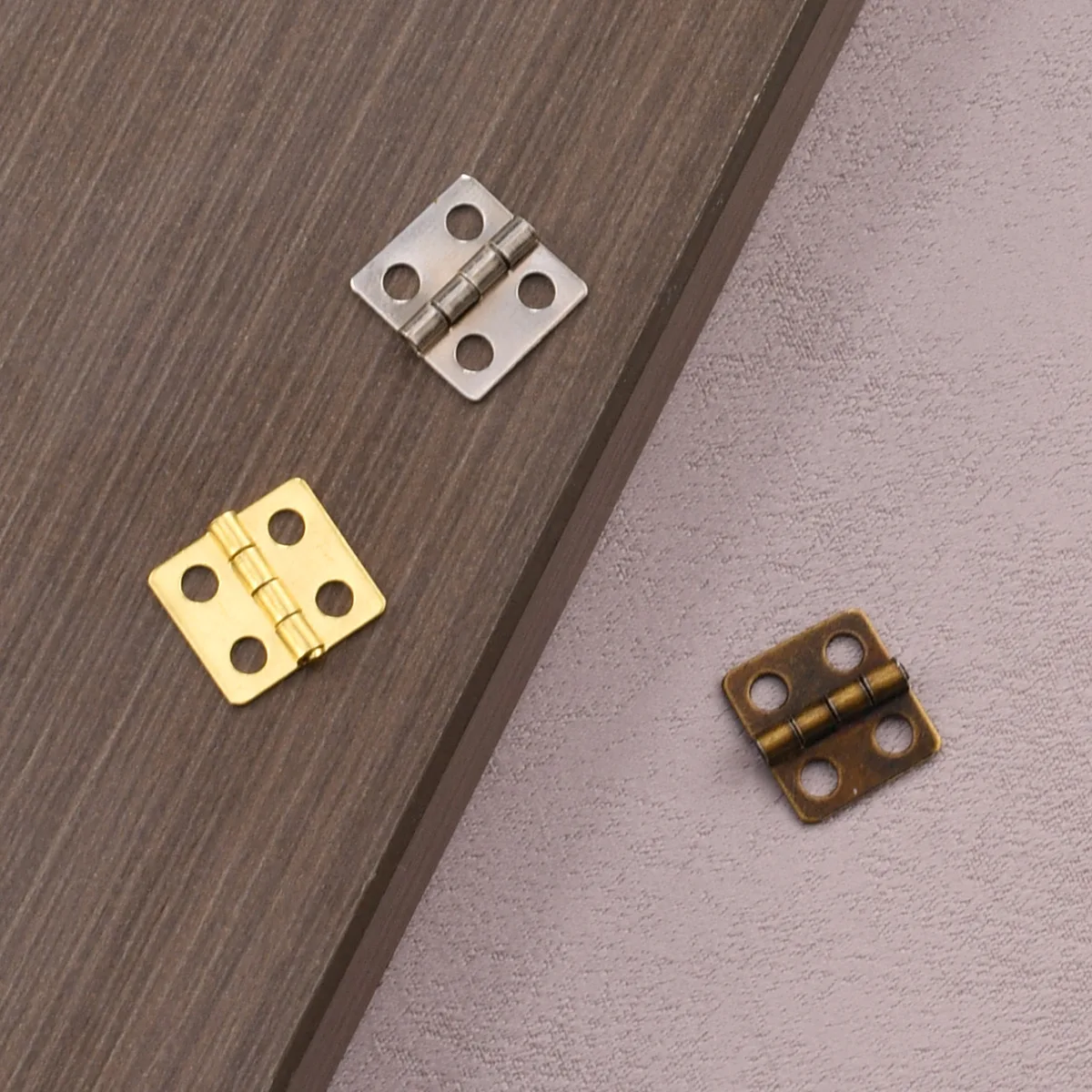 Iron plated copper gift box small hinge 12 * 13mm handicraft hinge less than 1 inch