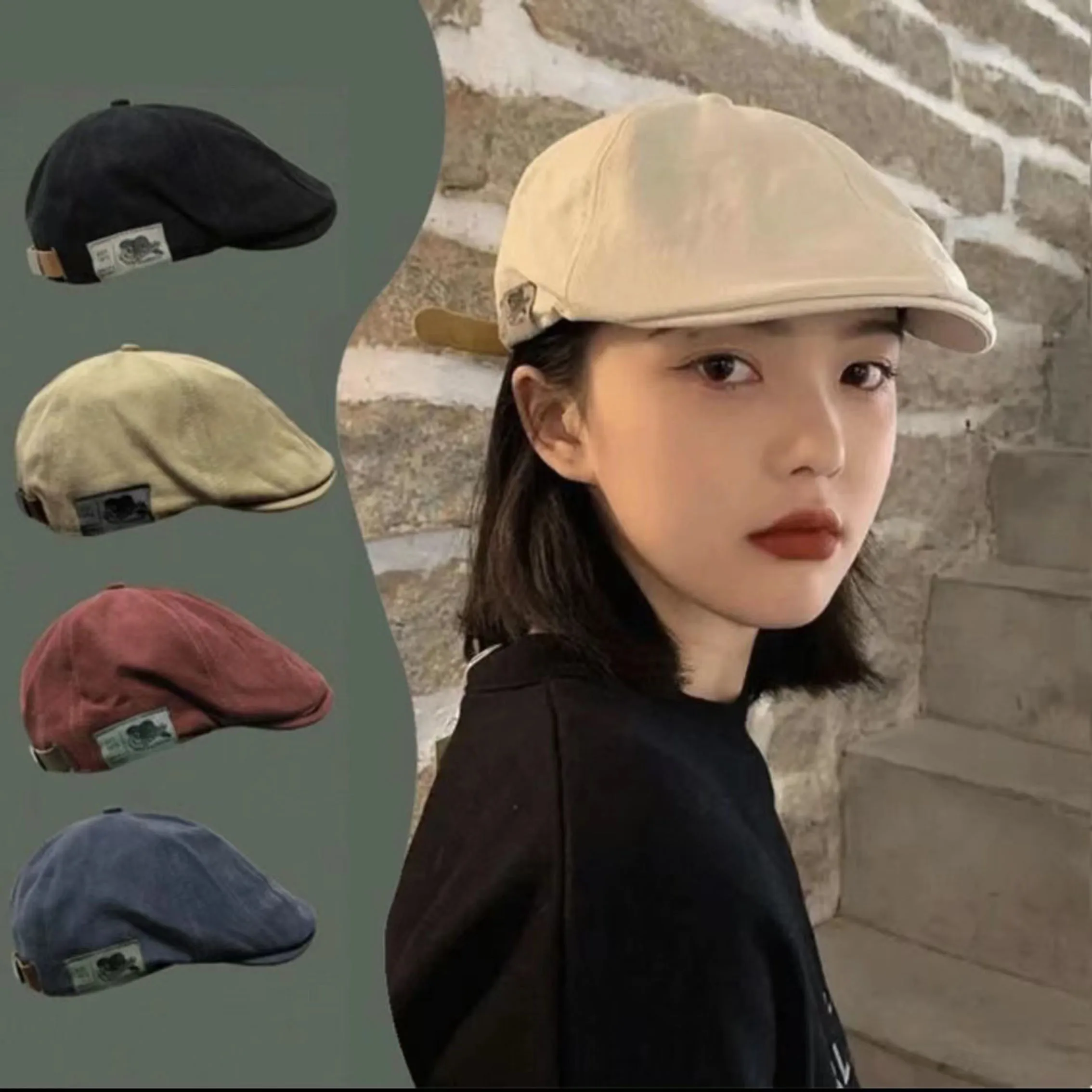 Generic 2023 Mijia Cotton Peaky Blinders Caps For Men Hats Berets