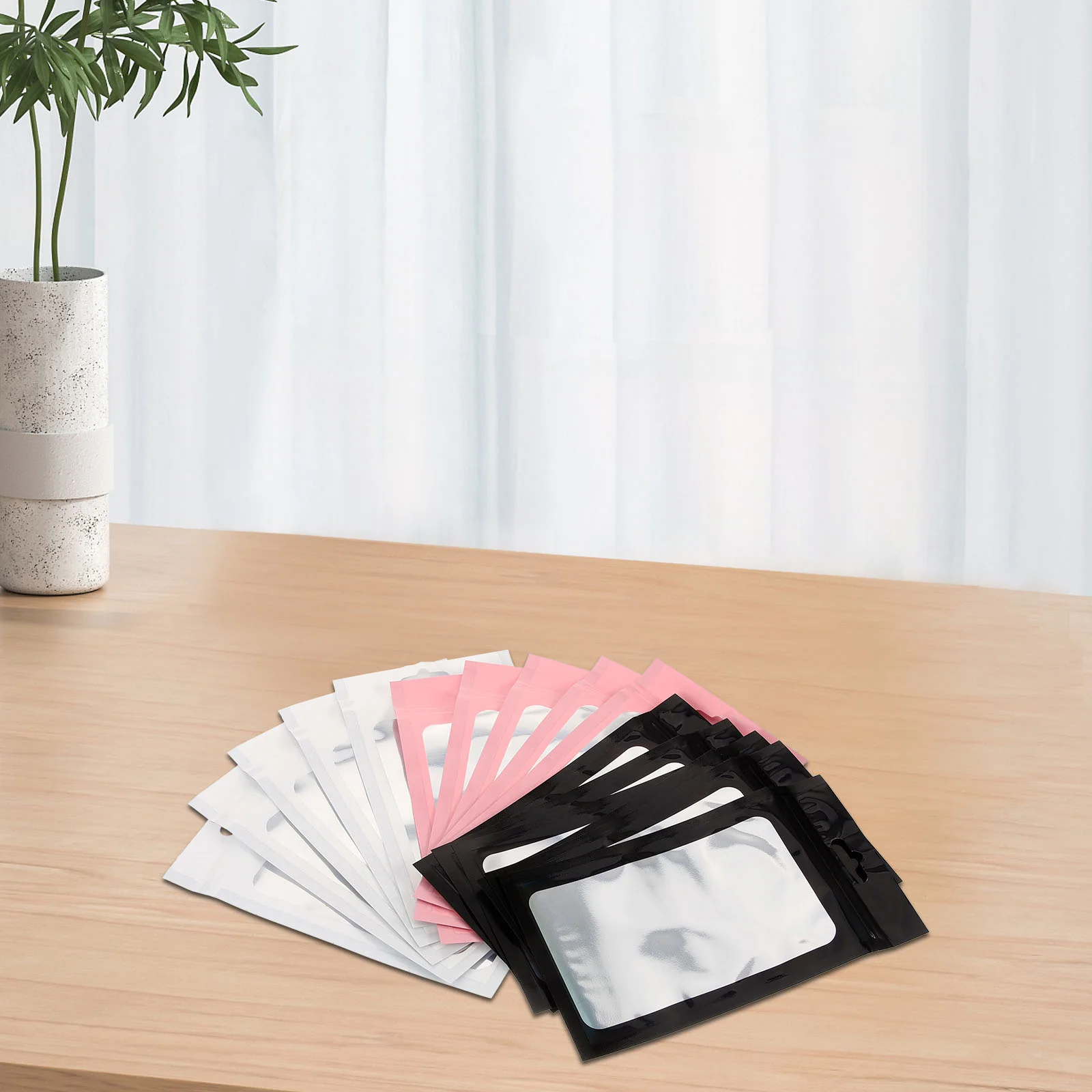 

90pcs Electronic Components Sealing Bags Sealed Storage Bag Jewelry Packing Pouches