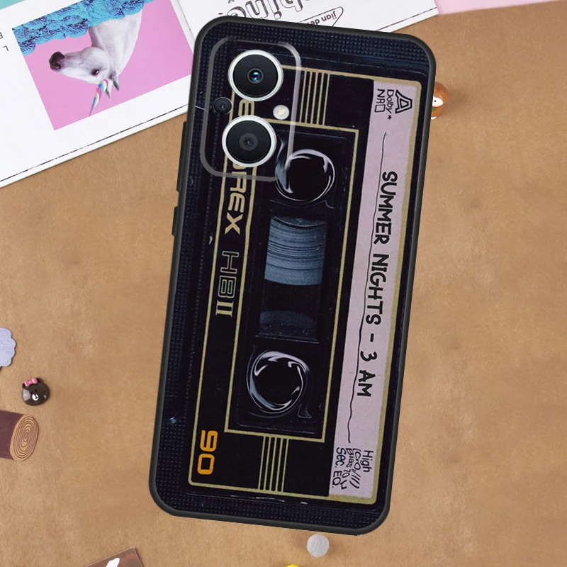 Vintage Magnetic Tape Cassette Style Phone Case Cover