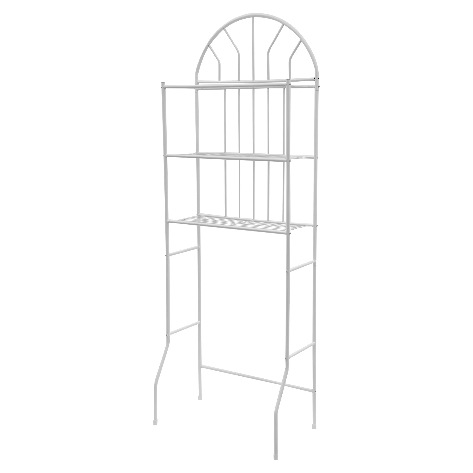 Sturdy Over-the-toilet Storage Rack, 3 Open Platforms, Iron Frame, 55.11 Lbs Weight Capacity, Perfect for Organizing Bathroom It 2