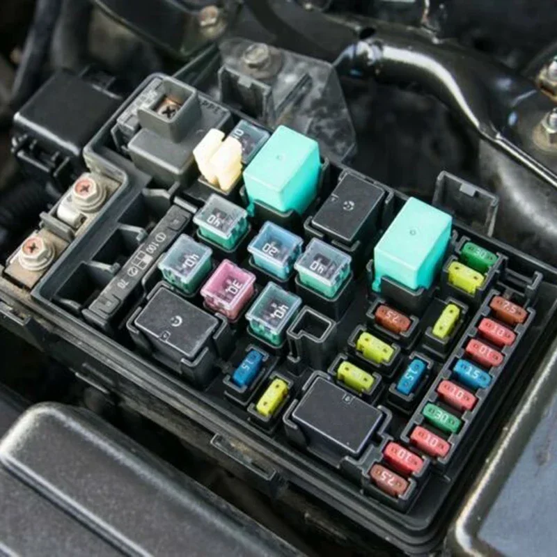 Blade Colorful Truck Assorted Fuse Micro Mini Box 100pcs Auto Low Profile 5-30AMP 5A 7.5A 10A 15A 20A 25A 30A Kit