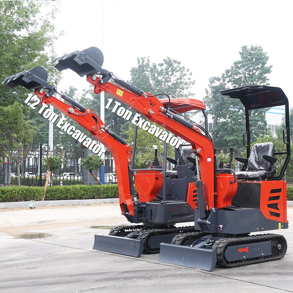 小型油圧ショベル 小型掘削機 1トン 800kg 建設ツール部品 Aliexpress