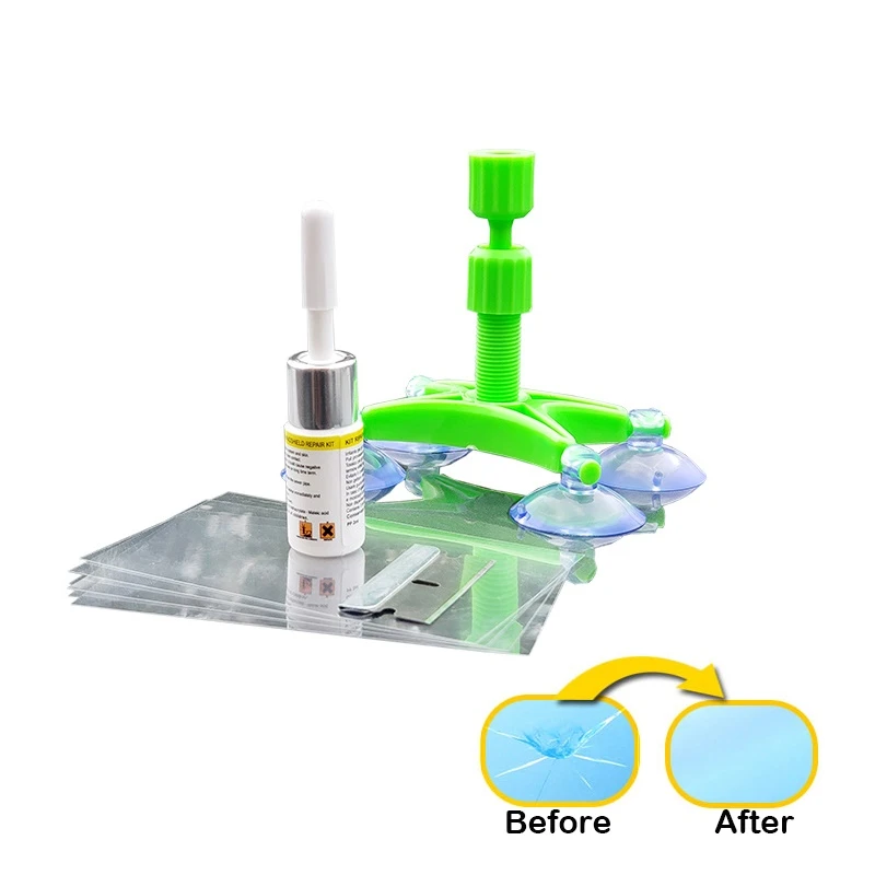 Auto Windshield Repair Tool For Chip Crack Phone Screen Car Glass Repair Kit Auto Windshield Repair Tool For Chip Crack Phone Screen Car Glass Repair Kit