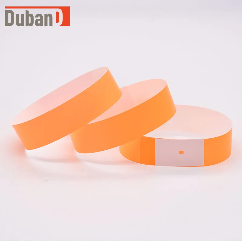Disposable bracelet synthetic paper wristband men's and women's size universal bracelet colorful wrist strap 100PCS