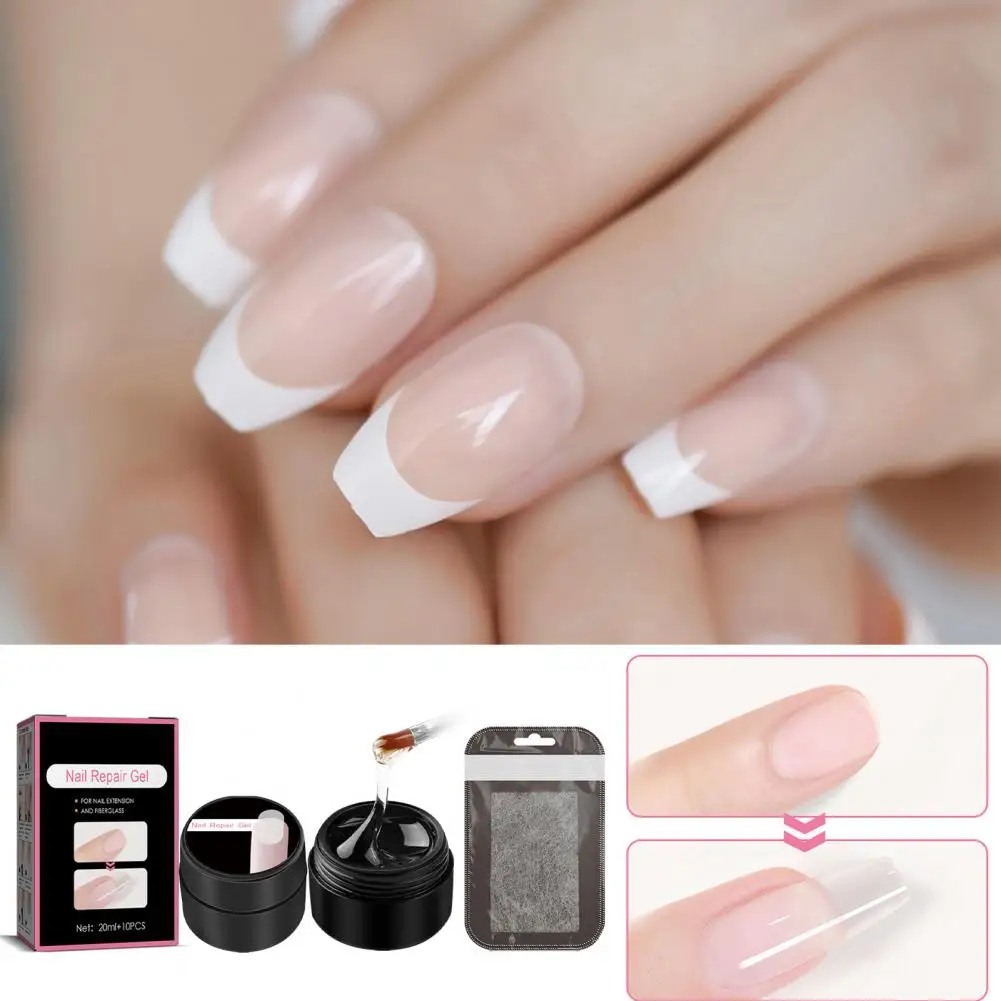 Nail Repair Gel Kit 1 Set Fashion Non-irritating Fast Dry Quick Building Phototherapy Extension Glue Nail Salon Supplies
