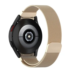 Sleek Magnetic Loop Strap with One-Click No-Gap Design for 4 classic 42mm 46mm (Vintage gold)
