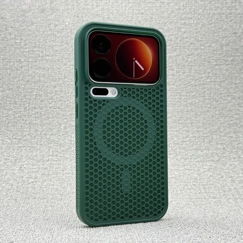 Enhanced Magnetic Protective Back Cover with Heat Dissipation