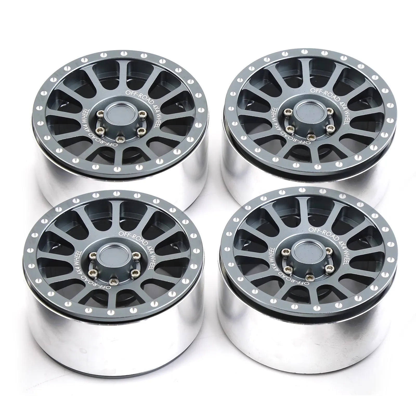 

1/8 Climber Easy Control Km Crossrc Big Rhino 2.6 Inch Metal Clincher Wheels Competition Metal Wheels